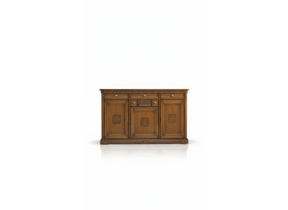 Armoire classique en bois massif Buffet de meubles italiens en bois massif