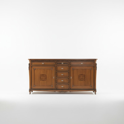 Meuble Armoire de luxe en bois Armoire Italienne Commode Coffre de rangement Armoire
