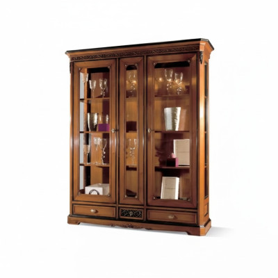 Meubles de luxe italiens pour le salon Vitrine Armoire Style classique nouveau