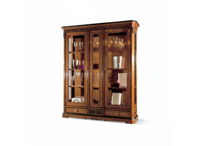 Meubles de luxe italiens pour le salon Vitrine Armoire Style classique nouveau