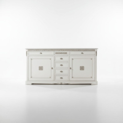 Buffet en bois massif Italien Armoire Meuble Commode Salon