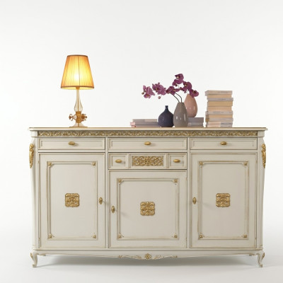 Salon de luxe en bois Commodes Buffet Commode Buffet Armoire en bois