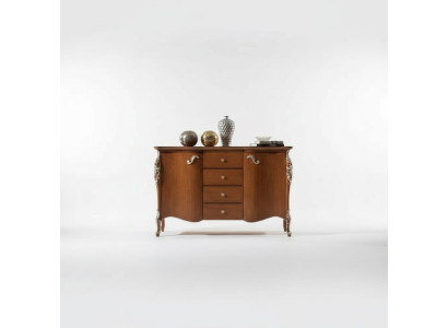 Meuble de rangement Buffet Armoires en bois massif italien marron neuf