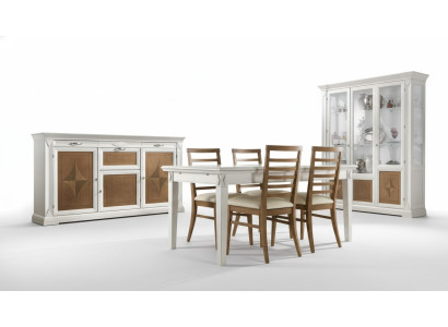 Salle à manger Table à manger 4x Chaises Suite Groupe de table 7 pièces Ensemble classique