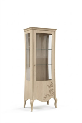 Vitrine d'exposition de meubles de luxe italiens pour salon Armoire en verre de designer neuve