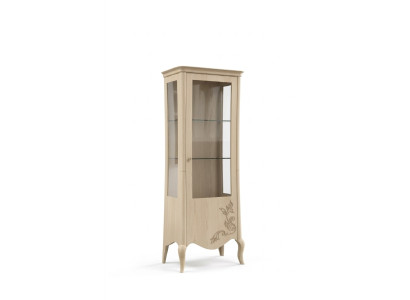 Vitrine d'exposition de meubles de luxe italiens pour salon Armoire en verre de designer neuve