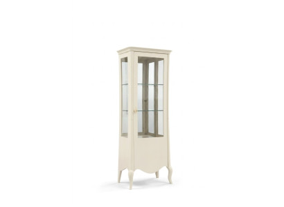 Vitrine Buffet de luxe Armoire en verre Armoire en bois blanc Nouveau design de meubles