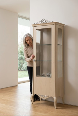 Vitrine Armoire Salon Armoires Buffet Mobilier italien Bois