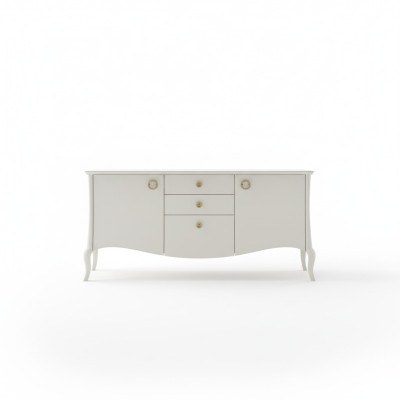 Meuble d'appoint en bois de luxe italien pour salon