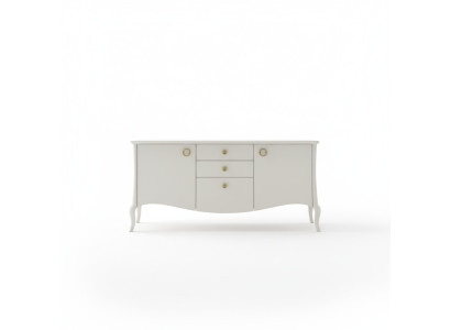 Meuble d'appoint en bois de luxe italien pour salon