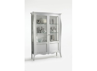 Vitrine Vitrine Blanche Mobilier Italien de Luxe Salon de Meubles