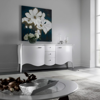 Coffret en bois Commode de salon Buffet Buffet Armoires en bois neufs