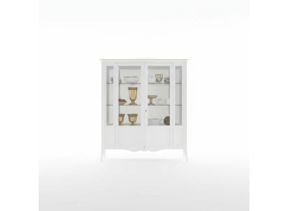 Vitrine de luxe italienne Meubles de salon Armoire Style classique en bois