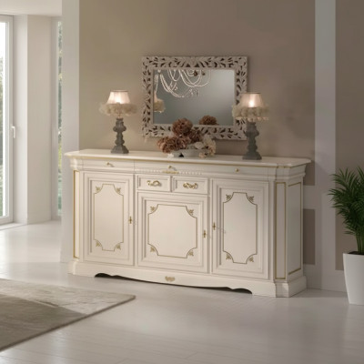 Commode Buffet Armoire Bois Commodes Meubles italiens En bois massif Neuf