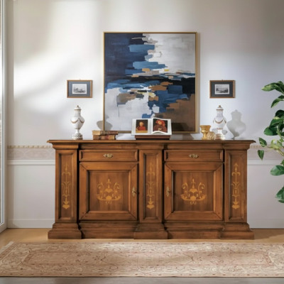 Bahut Salon Design nouveau Mobilier de Luxe Marron Bahut en Bois nouveau