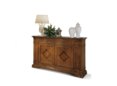 Meuble de rangement en bois italien de luxe - Nouveau buffet de style brun