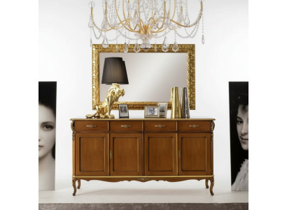 Meubles de style italien Buffet Armoire Designer Marron Commode nouveau