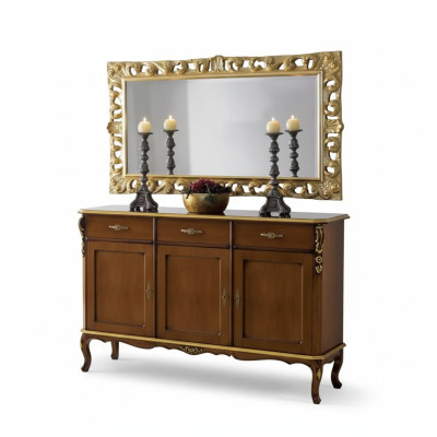 Buffet en bois meubles de style italien de luxe Commodes de style classique nouveau