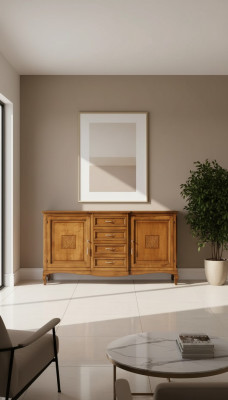 Buffet avec tiroirs Commode en bois Salle de séjour Armoire Neuve solide