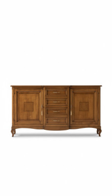 Buffet avec tiroirs Commode en bois Salle de séjour Armoire Neuve solide