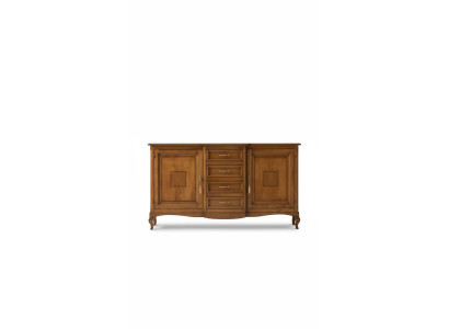 Buffet avec tiroirs Commode en bois Salle de séjour Armoire Neuve solide