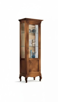 Meuble Vitrine en Verre Armoire Vitrine en Bois Vitrine en Verre Étagères Italie