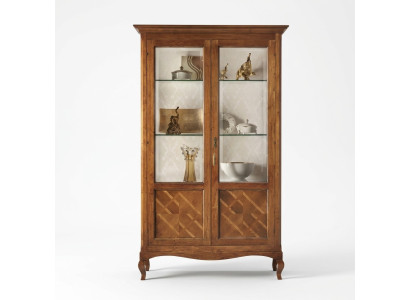 Vitrine en bois Armoir Présentoir Armoir de luxe Salon Mobilier en verre Cabinet