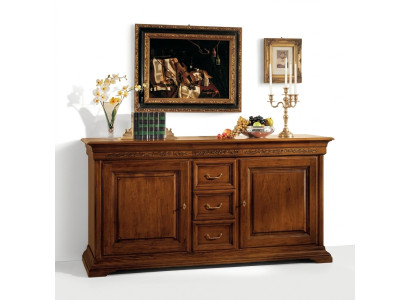 Style classique Commode Buffet Armoire Mobilier italien Marron neuf