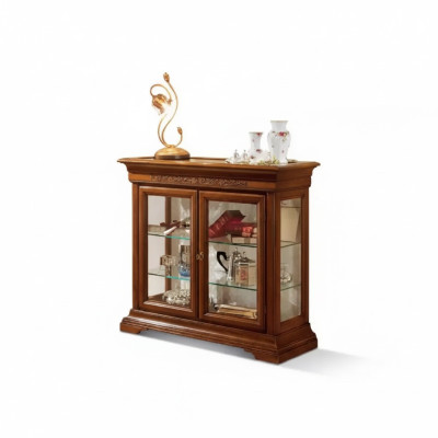 Vitrine Meubles de luxe italiens Armoires vitrées Armoire en verre Conception de cabinets