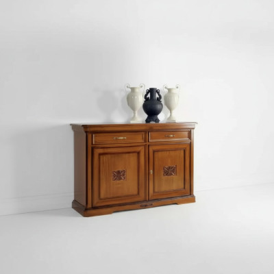 Buffet de luxe en bois Mobilier de salon Armoire marron Commode nouvelle