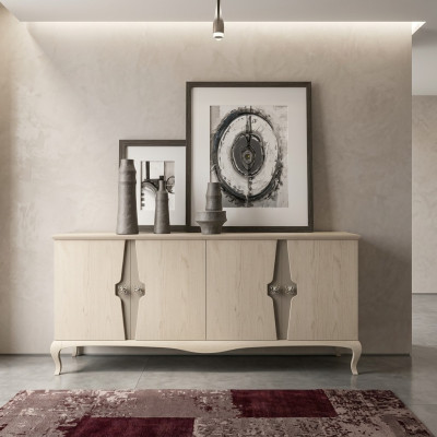Buffet Commode Table Buffet de luxe Salle de séjour Commodes Bois neuf