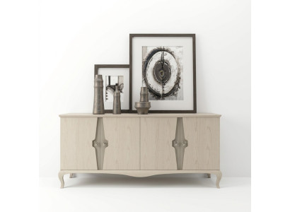 Buffet Commode Table Buffet de luxe Salle de séjour Commodes Bois neuf