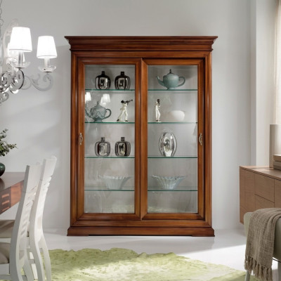Armoires classiques Vitrines Meubles de salon Armoire de luxe Vitrine en verre
