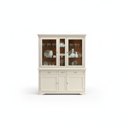 Vitrine Salle à manger Buffet en bois Mobilier Salle de séjour Buffet en verre Armoire