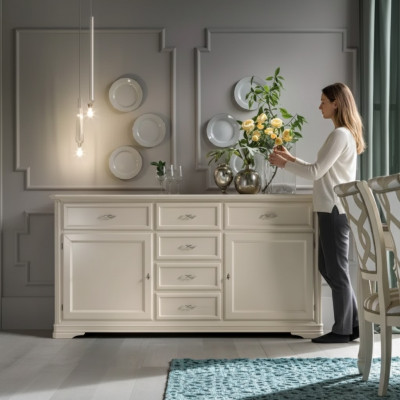 Commode Armoires en bois Bahut Meubles Bahut de luxe Armoire Italie