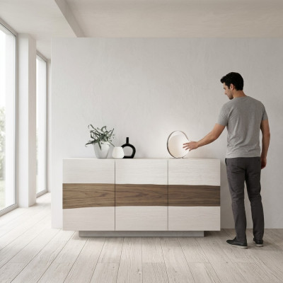 Buffet Commode en bois Meubles Salon Blanc Moderne Armoire neuve