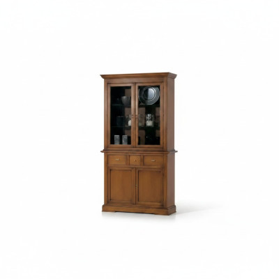 Vitrine classique en verre brun Armoire vitrine de luxe en verre