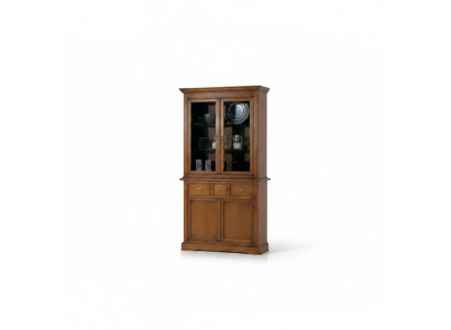 Vitrine classique en verre brun Armoire vitrine de luxe en verre