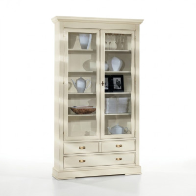 Salon Armoire vitrée Vitrine Buffet Bois Armoires de luxe Mobilier