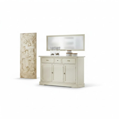 Buffet de luxe Commode Armoire Étagère Meuble Armoire en bois Italie Garde-robe