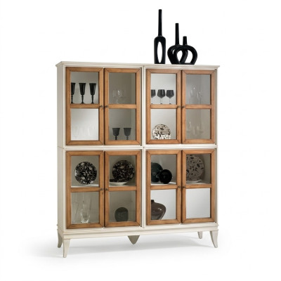 Vitrines Vitrines Vitrines Bois Mobilier de luxe Salon Armoire Blanche Nouvelle