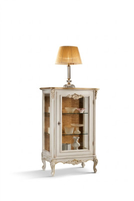 Vitrines d'affichage de vitrines de magasin Style Armoire en verre Design classique en bois Meubles
