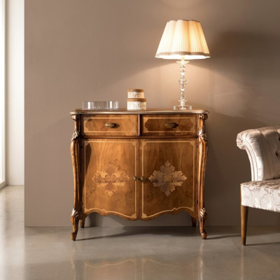 Buffet Commode Armoire Marron Armoire Étagère de luxe Mobilier Armoire en bois neuf