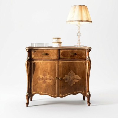 Buffet Commode Armoire Marron Armoire Étagère de luxe Mobilier Armoire en bois neuf