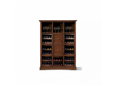 Bar à domicile Salon Armoire Cabinet de bar Vitrine Mobilier italien Bois