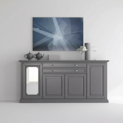 Commode Armoire Buffet Classique Luxe Salon Armoire Bois