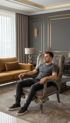 Moderne Fauteuil de qualité supérieure Mobilier de salon Fauteuil de qualité supérieure Salon neuf