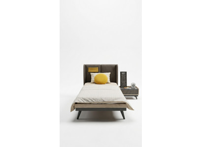 Ensemble de chambre Stilove Collection de meubles pour chambre de jeunes - Lit + Table de chevet