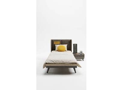 Ensemble de chambre Stilove Collection de meubles pour chambre de jeunes - Lit + Table de chevet