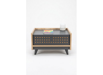 Table de chevet pour enfants de style noble, meuble design pour enfants, tables consoles pour la chambre d'enfants, gris.
